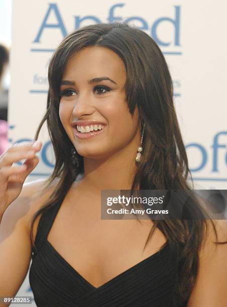 Actress/Singer Demi Lovato at The American Partnership For Eosinophilic Disorders APFED Event at Mondrian Hotel on May 11, 2009 in West Hollywood,...