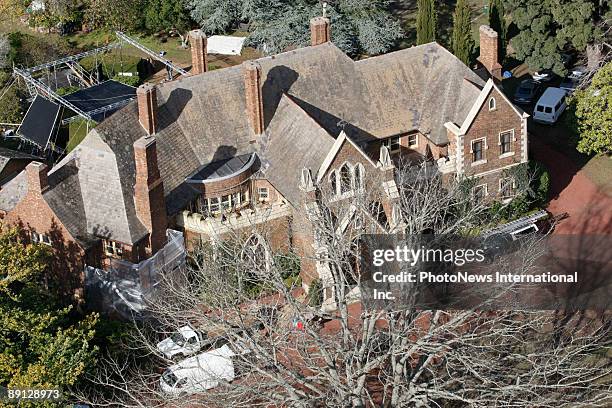 General view of a property in Mount Macedon where Actress Katie Holmes is filming on location for her new horror film 'Don't Be Afraid Of The Dark'...