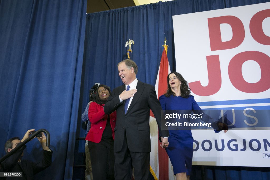 Alabama Democratic Senate Candidate Doug Jones Holds Election Night Party