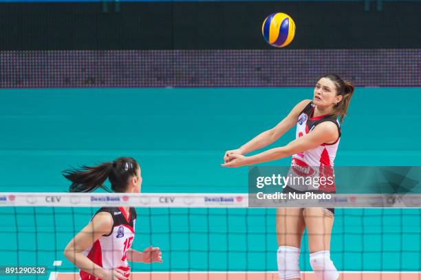 Sandra Mitrovic during the Women's CEV Cup match between Yamamay e-work Busto Arsizio and ZOK Bimal-Jedinstvo Brcko at PalaYamamay in Busto Arsizio,...