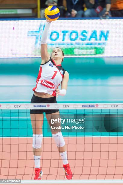 Natasa Slijepcevic during the Women's CEV Cup match between Yamamay e-work Busto Arsizio and ZOK Bimal-Jedinstvo Brcko at PalaYamamay in Busto...