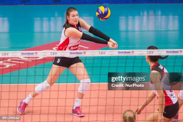 Ivana Radovic during the Women's CEV Cup match between Yamamay e-work Busto Arsizio and ZOK Bimal-Jedinstvo Brcko at PalaYamamay in Busto Arsizio,...