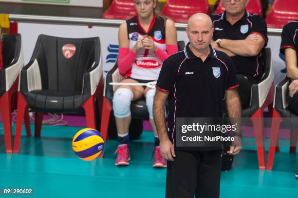 Smail Pezerovic during the Women's CEV Cup match between Yamamay e-work Busto Arsizio and ZOK Bimal-Jedinstvo Brcko at PalaYamamay in Busto Arsizio,...