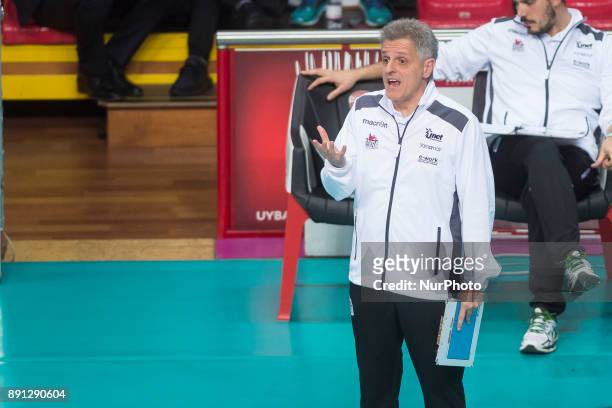 Marco Mencarelli during the Women's CEV Cup match between Yamamay e-work Busto Arsizio and ZOK Bimal-Jedinstvo Brcko at PalaYamamay in Busto Arsizio,...