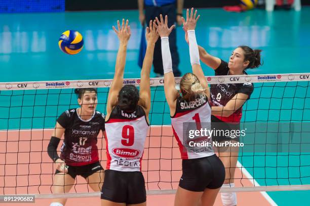 Sarah Grace Wilhite during the Women's CEV Cup match between Yamamay e-work Busto Arsizio and ZOK Bimal-Jedinstvo Brcko at PalaYamamay in Busto...