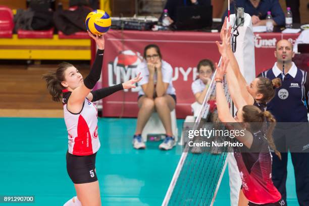 Ivana Radovic during the Women's CEV Cup match between Yamamay e-work Busto Arsizio and ZOK Bimal-Jedinstvo Brcko at PalaYamamay in Busto Arsizio,...