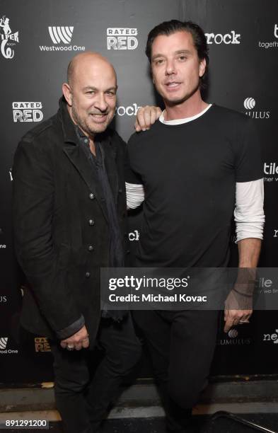 John Varvatos and Gavin Rossdale attend the neXt2rock 2017 Finale Event at Viper Room on December 12, 2017 in West Hollywood, California.