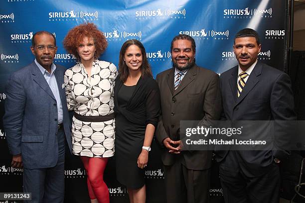 Sirius XM host Joe Madison, Cultural critic Michaela angela Davis, correspondent Soledad O'Brien, Sirius XM host Mark Thompson, and Educator Steve...