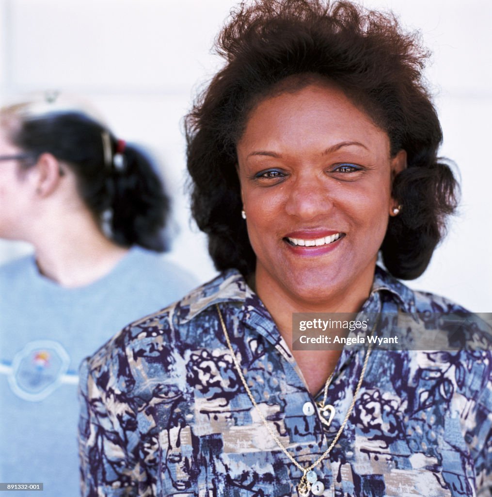 Woman close-up, portrait