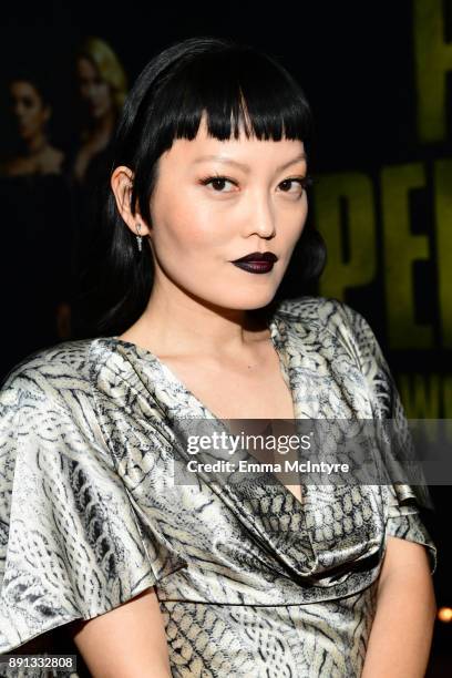 Hana Mae Lee attends the premiere of Universal Pictures' "Pitch Perfect 3" at Dolby Theatre on December 12, 2017 in Hollywood, California.