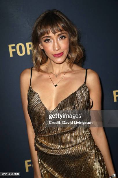 Fernanda Romero attends FORAY Collective and The Black Tux Host Holiday Gala on December 12, 2017 in Los Angeles, California.