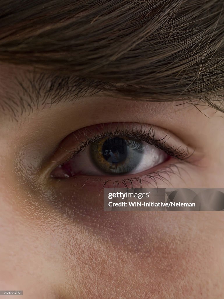 Close-up of a man's eye