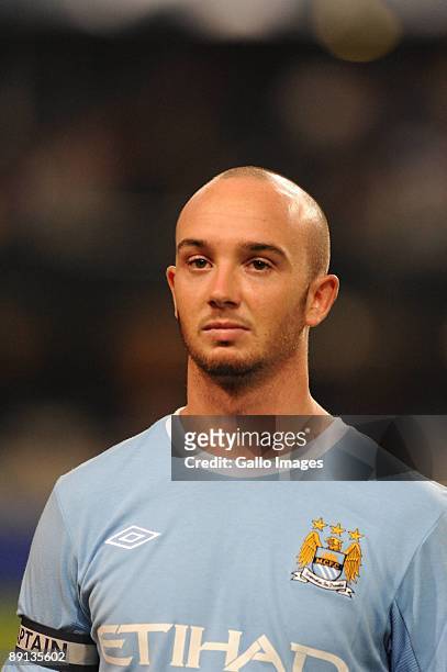 Stephen Ireland of Manchester City in action during the 2009 Vodacom Challenge match between Kaizer Chiefs and Manchester City from the Absa Stadium...