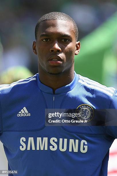 Daniel Sturridge of Chelsea FC looks on before the game against Seattle Sounders FC on July 18, 2009 at Qwest Field in Seattle, Washington.