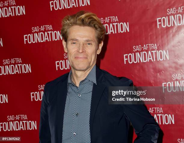 Willem Dafoe attends the SAG-AFTRA Foundation's conversations and screening of 'The Florida Project' at SAG-AFTRA Foundation Screening Room on...