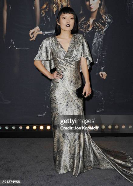 Actress Hana Mae Lee attends the Los Angeles Premiere "Pitch Perfect 3" at the Dolby Theatre on December 12, 2017 in Hollywood, California.