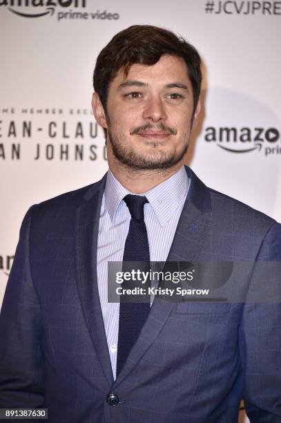 Actor Aurelien Wiik attends the Amazon TV series 'Jean Claude Van Johnson' Premiere at Le Grand Rex on December 12, 2017 in Paris, France.