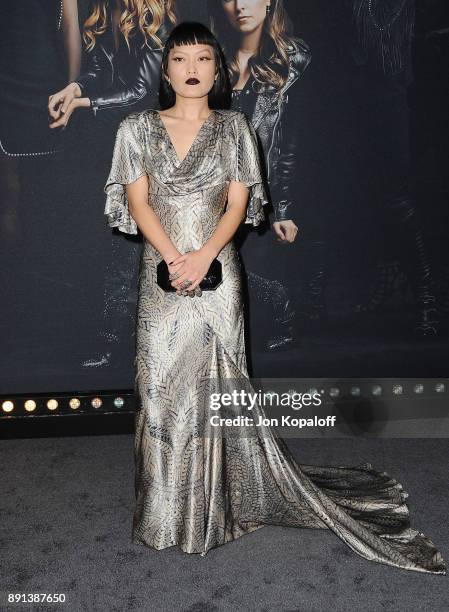 Actress Hana Mae Lee attends the Los Angeles Premiere "Pitch Perfect 3" at the Dolby Theatre on December 12, 2017 in Hollywood, California.