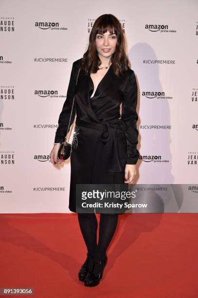 Actress Alix Benezech attends the Amazon TV series 'Jean Claude Van Johnson' Premiere at Le Grand Rex on December 12, 2017 in Paris, France.