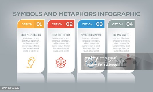Symbols And Metaphors Infographic High-Res Vector Graphic - Getty Images