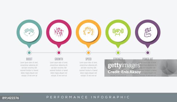performance infographic - leaderboard infographic stock illustrations