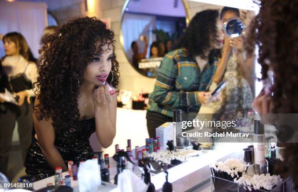 Sephora Collection 2018 Ambassador Sayria Jade attends the Sephora Collection #Lipstories launch at Sephora Studios LA on December 12, 2017 in Los...