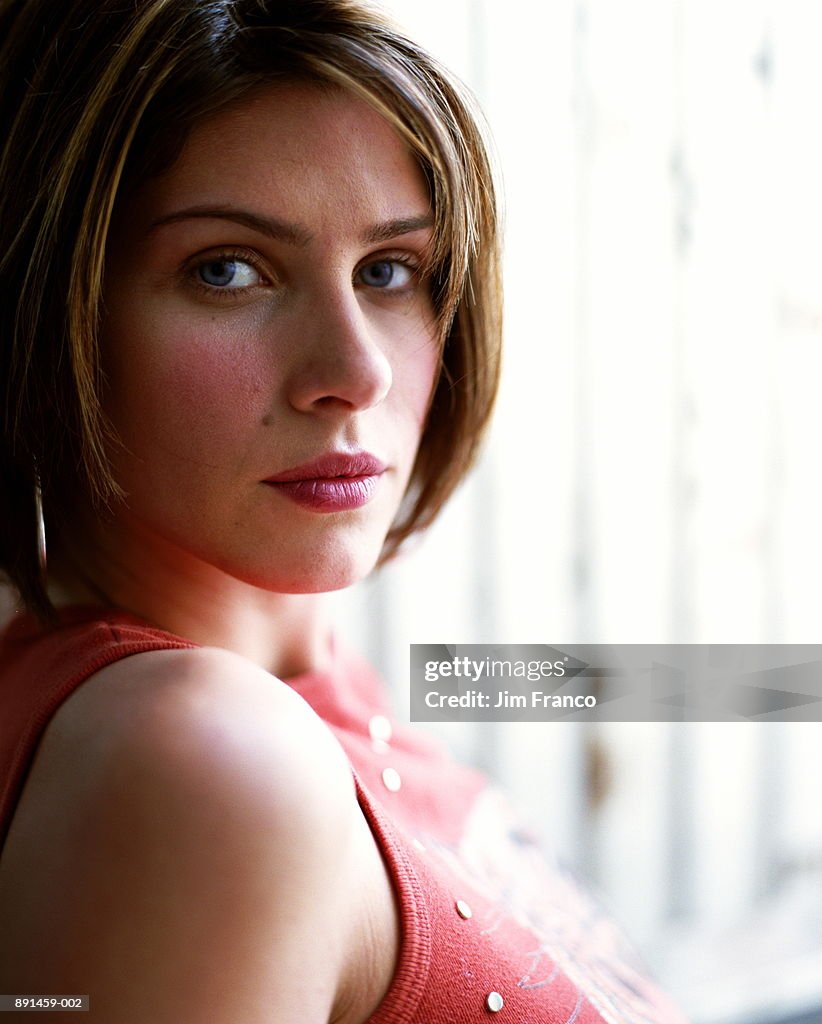 Young woman, portrait, close-up