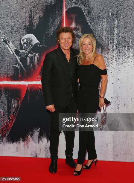 Richard Wilkins and Virginia Burmeister attends Star Wars: The Last Jedi Sydney Screening Event on December 13, 2017 in Sydney, Australia.