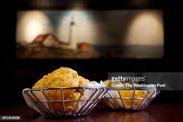 Cheddar Bay Biscuits at Red Lobster restaurant on S. Van Dorn St. Photographed in Alexandria, VA. .