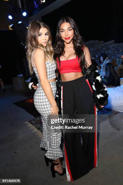 Chantel Jeffries and Sephora Collection 2018 Ambassador Olivia Jade attends the Sephora Collection #Lipstories launch at Sephora Studios LA on...