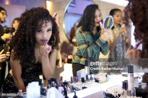 Sephora Collection 2018 Ambassador Sayria Jade attends the Sephora Collection #Lipstories launch at Sephora Studios LA on December 12, 2017 in Los...