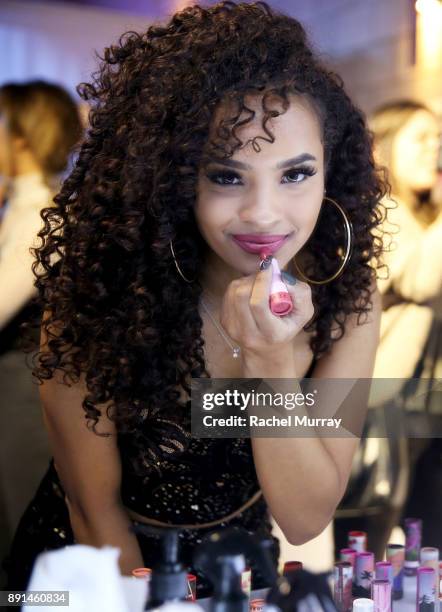 Sephora Collection 2018 Ambassador Sayria Jade attends the Sephora Collection #Lipstories launch at Sephora Studios LA on December 12, 2017 in Los...