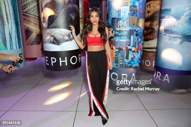 Chantel Jeffries attends the Sephora Collection #Lipstories launch at Sephora Studios LA on December 12, 2017 in Los Angeles, California.