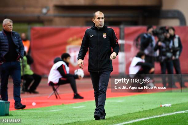 Leonardo Jardim head coach of Monaco during the french League Cup match, Round of 16, between Monaco and Caen on December 12, 2017 in Monaco, Monaco.