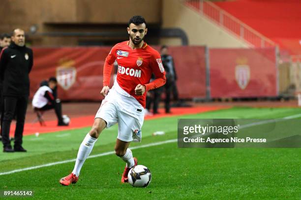 Rachid Ghezzal of Monaco during the french League Cup match, Round of 16, between Monaco and Caen on December 12, 2017 in Monaco, Monaco.