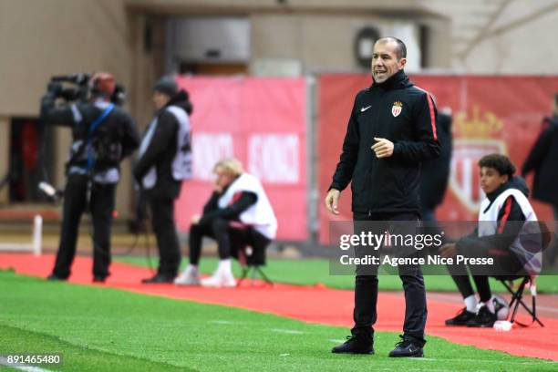 Leonardo Jardim head coach of Monaco during the french League Cup match, Round of 16, between Monaco and Caen on December 12, 2017 in Monaco, Monaco.