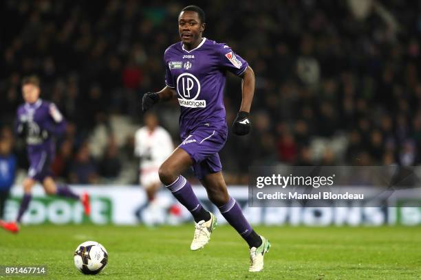 Giannelli Imbula of Toulouse during the french League Cup match, Round of 16, between Toulouse and Bordeaux on December 12, 2017 in Toulouse, France.