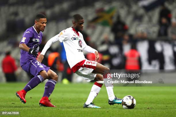 Ervin Taha of Bordeaux during the french League Cup match, Round of 16, between Toulouse and Bordeaux on December 12, 2017 in Toulouse, France.