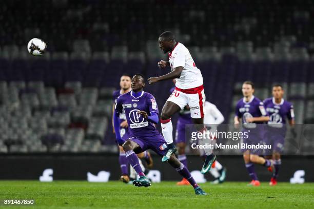 Youssouf Sabaly of Bordeaux during the french League Cup match, Round of 16, between Toulouse and Bordeaux on December 12, 2017 in Toulouse, France.
