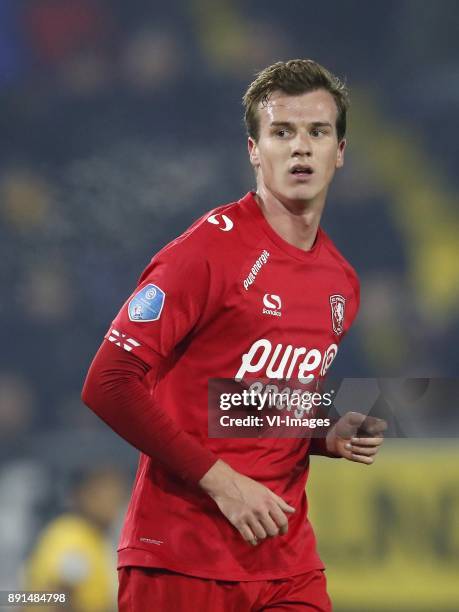 Peet Bijen of FC Twente during the Dutch Eredivisie match between NAC Breda and FC Twente Enschede at the Rat Verlegh stadium on December 12, 2017 in...