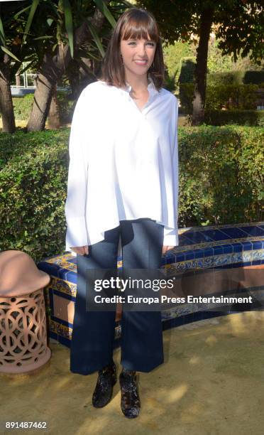 Susana Abautia attends the reception to the Ondas Awards 2016 winners press conference at the Real Alcazar on December 12, 2017 in Seville, Spain.