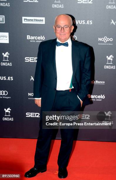 Manolo Arenas attend the 63th Ondas Gala Awards 2016 at the FIBES on December 12, 2017 in Seville, Spain.