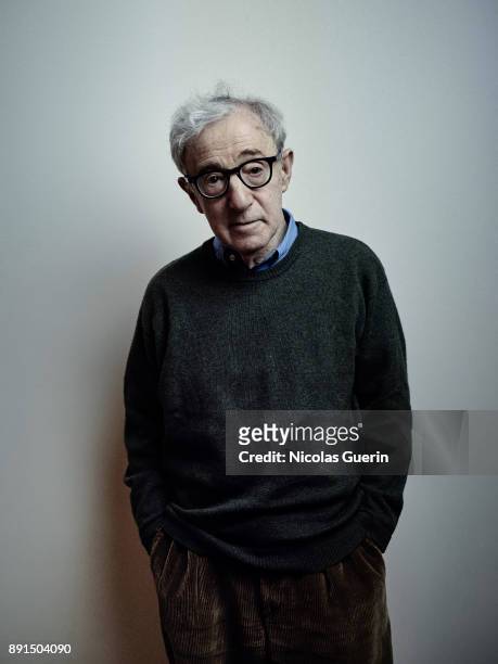 Filmmaker Woody Allen is photographed on November 23, 2017 in Paris, France.