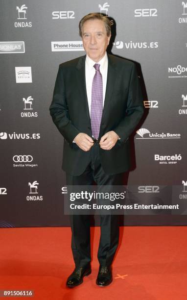 Inaki Gabilondo attend the 63th Ondas Gala Awards 2016 at the FIBES on December 12, 2017 in Seville, Spain.