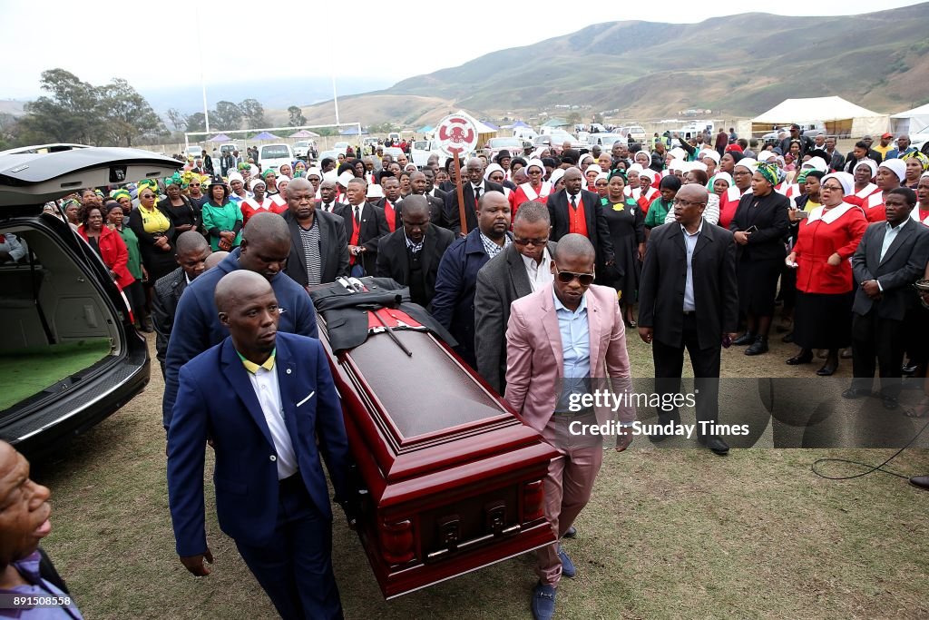 Sindiso Magaqas funeral service in South Africa