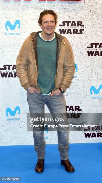 Joaquin Prat attends the 'Star Wars: Los Ultimos Jedi' Madrid Premiere at Kinepolis Cinema at Kinepolis Cinema on December 12, 2017 in Madrid, Spain.