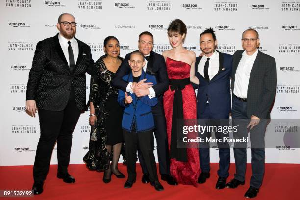 Peter Atencio, Phylicia Rashad, Moises Arias, Jean-Claude Vandamme, Kat Foster, David Callaham and guest attend the Amazon TV series 'Jean Claude Van...