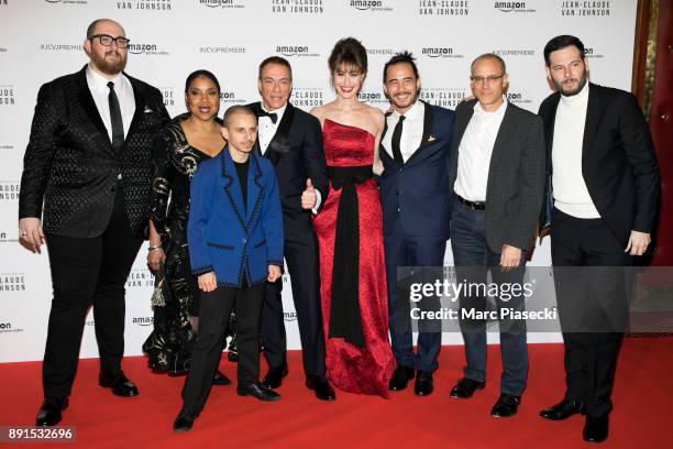 Peter Atencio, Phylicia Rashad, Moises Arias, Jean-Claude Vandamme, Kat Foster, David Callaham and guests attend the Amazon TV series 'Jean Claude...