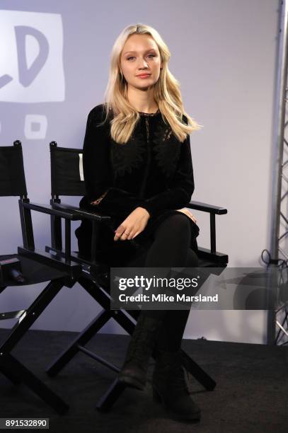 Emily Berrington stars of BBC One's The Miniaturist, during a BUILD panel discussion on December 13, 2017 in London, England.