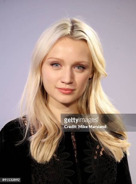 Emily Berrington stars of BBC One's The Miniaturist, during a BUILD panel discussion on December 13, 2017 in London, England.